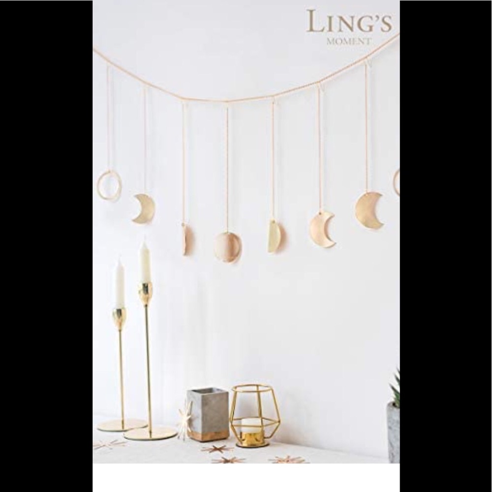 COPY - 🌙LING”S MOMENT🌕 Gold Shining Moon Phase